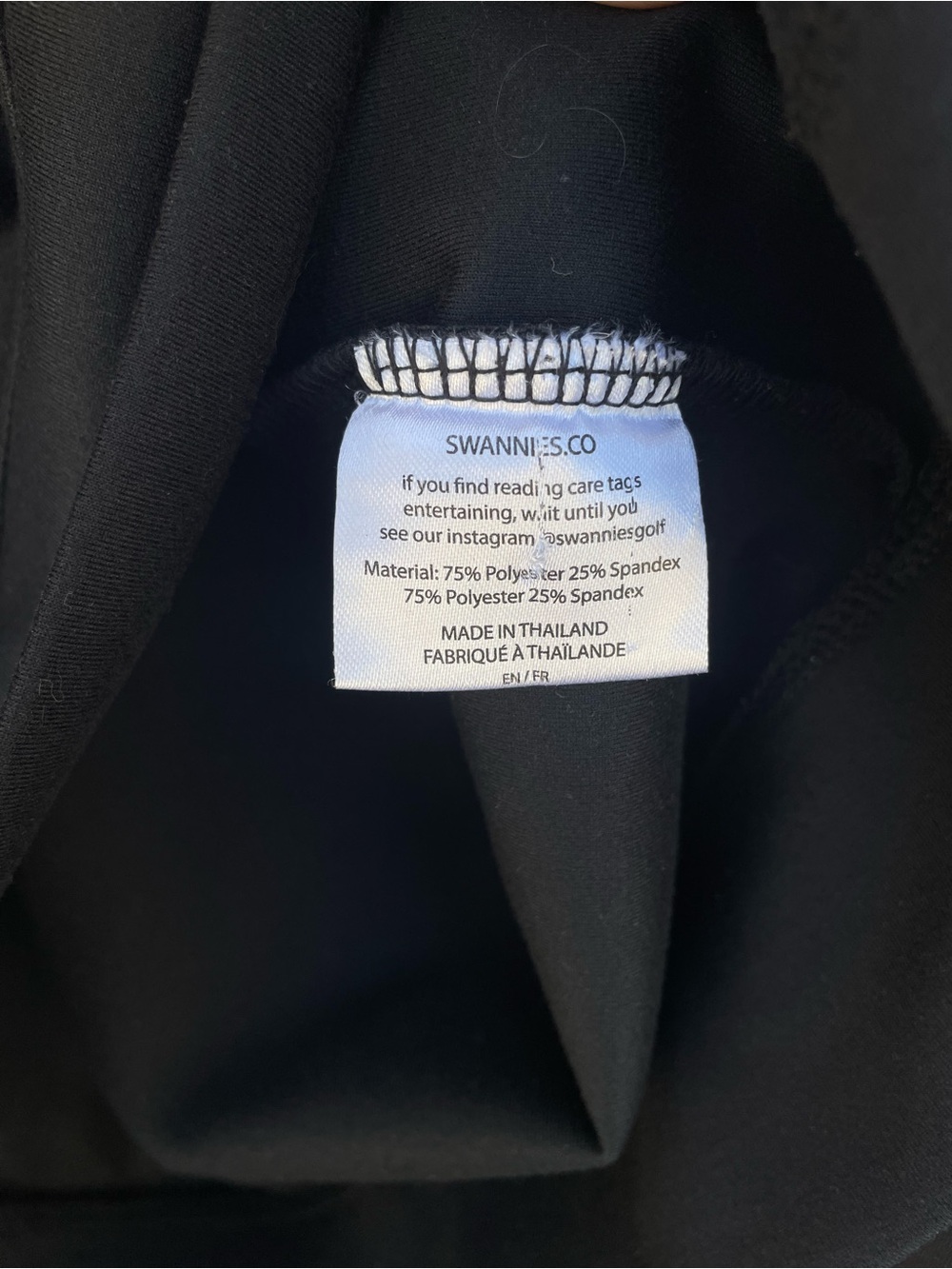 Swannies Black * The Broadmoor * 1/4-Zip Pullover XL - Picture 9 of 10